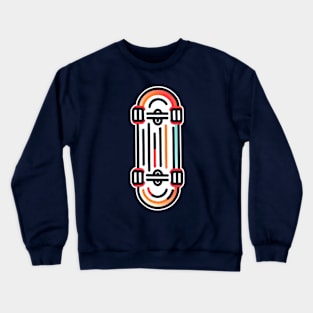 Skateboard Minimal Line Crewneck Sweatshirt